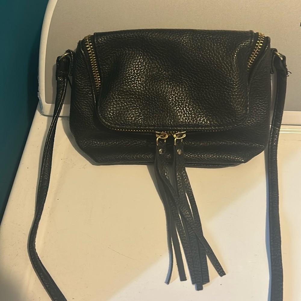 Small black H and M black purse